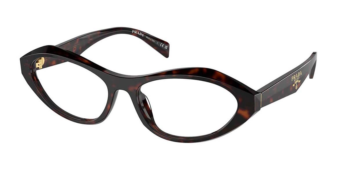 Image of Prada PR A21V 17N1O1 53 Tortoiseshell Damskie Okulary Korekcyjne PL