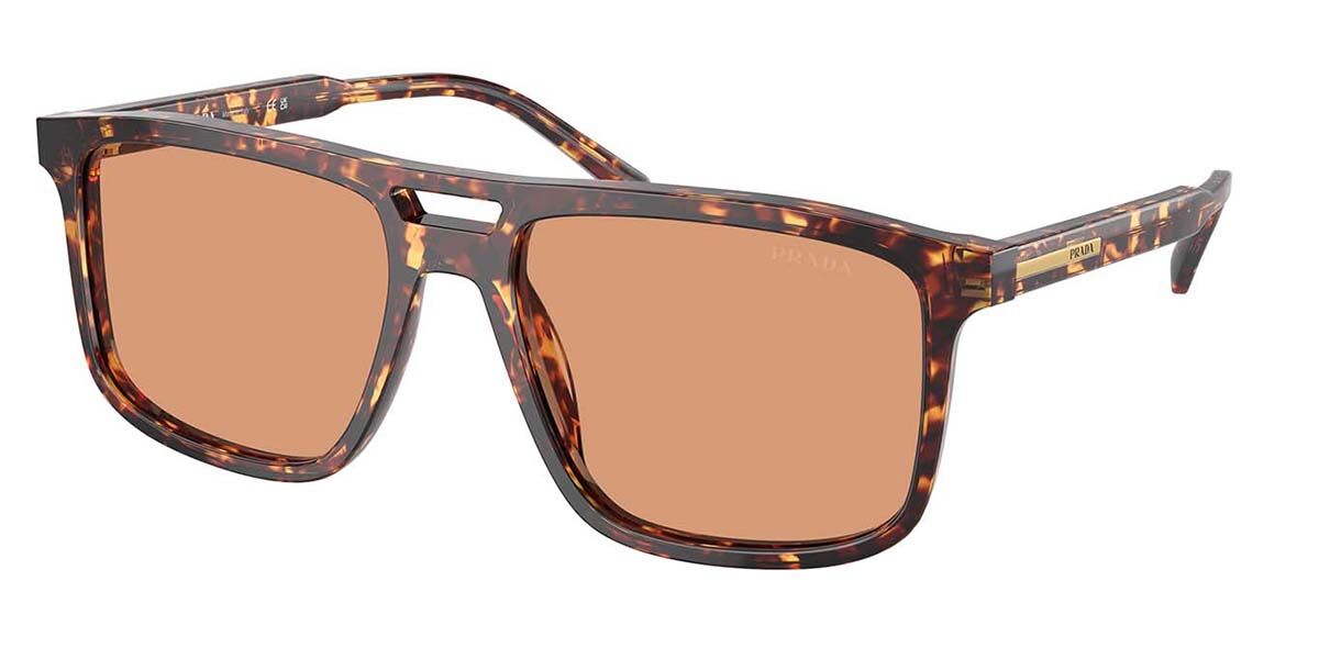 Image of Prada PR A22S 14O07V 56 Lunettes De Soleil Homme Tortoiseshell FR