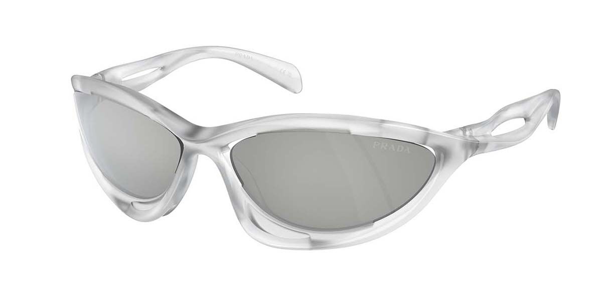 Image of Prada PR A23S 14V60H 60 Lunettes De Soleil Femme Transparentes FR