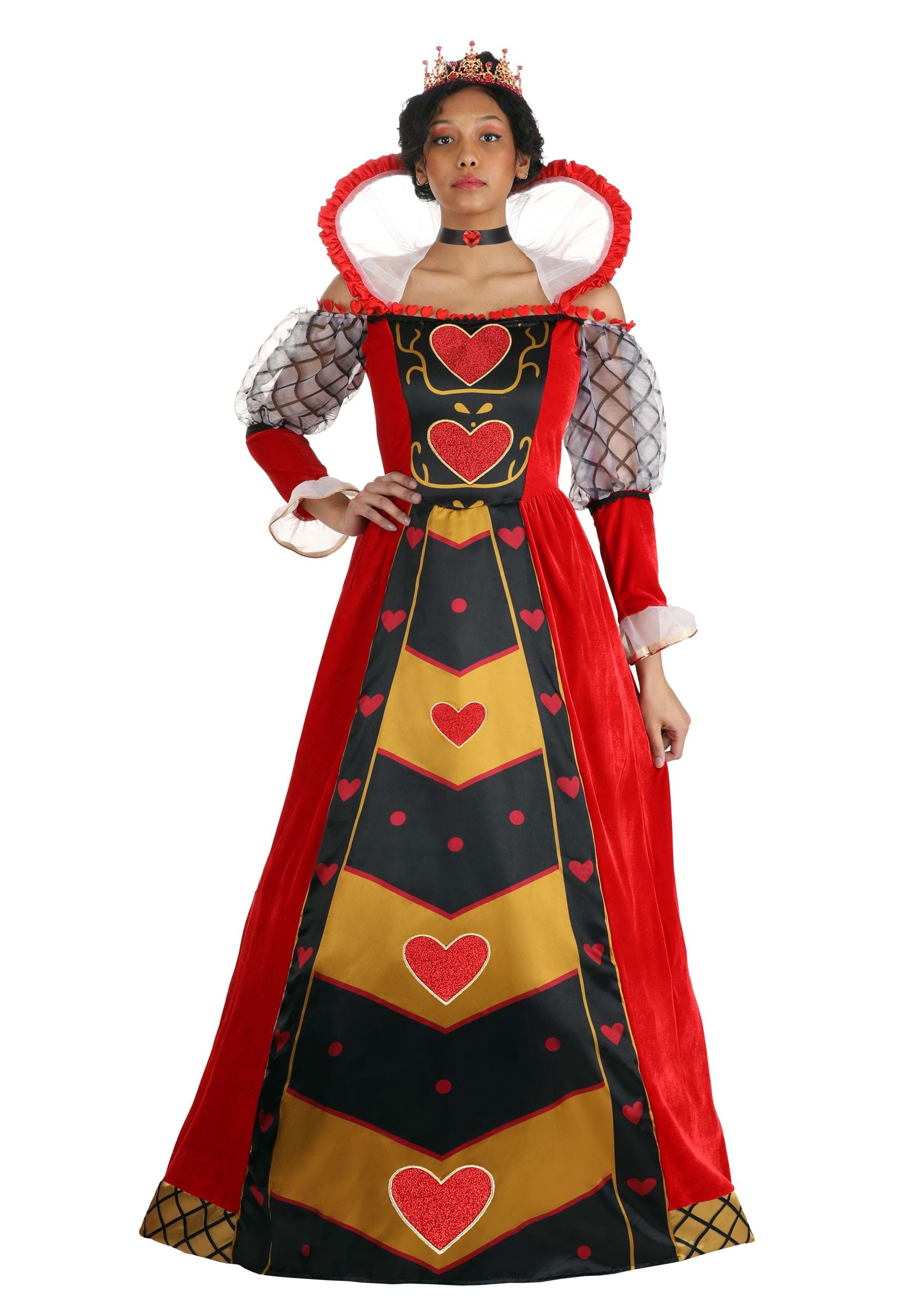 Image of Premium Queen of Hearts Women's Costume ID FUN3841AD-M