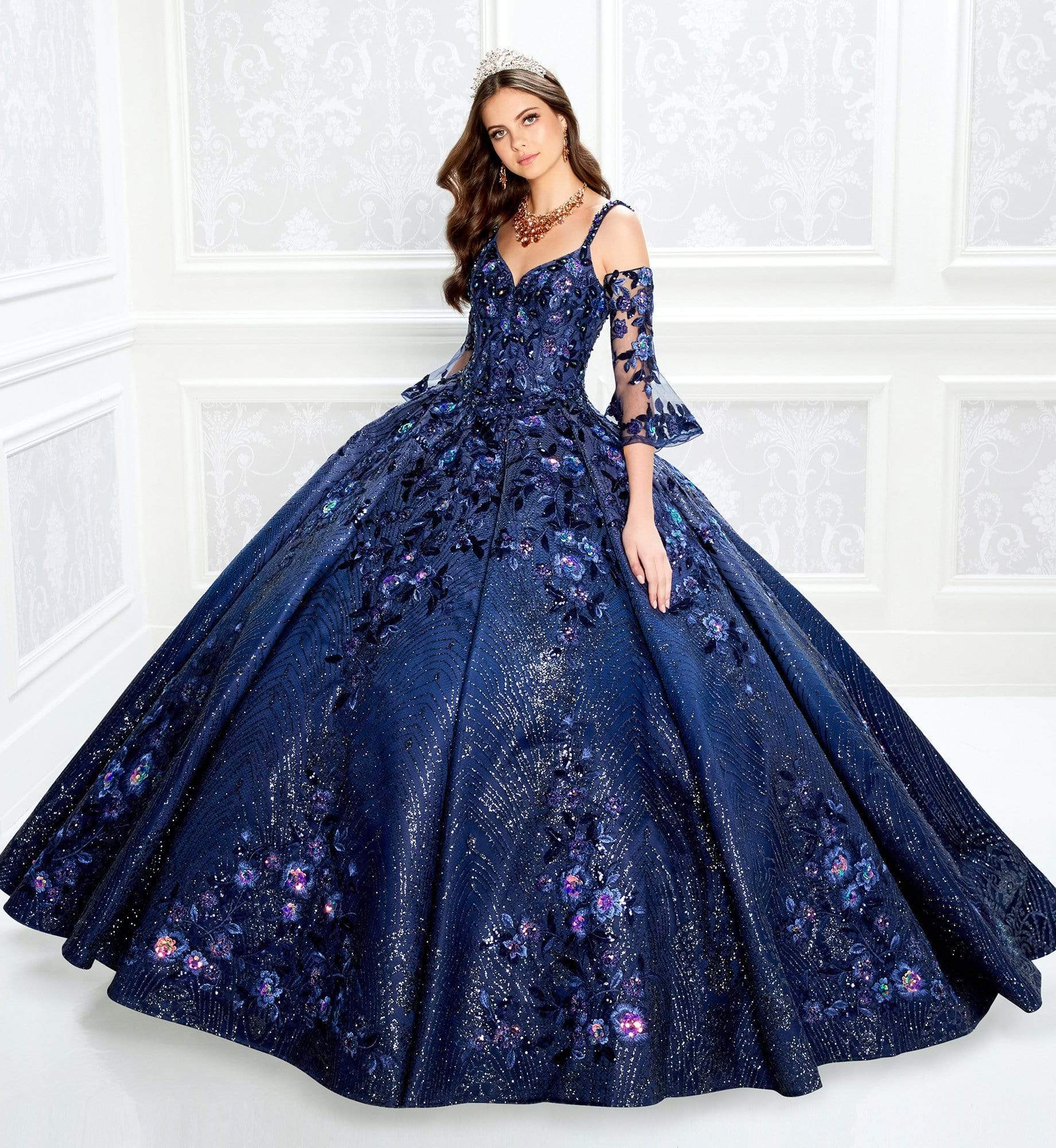 Image of Princesa by Ariana Vara - PR22023 Beaded Sweetheart Gown