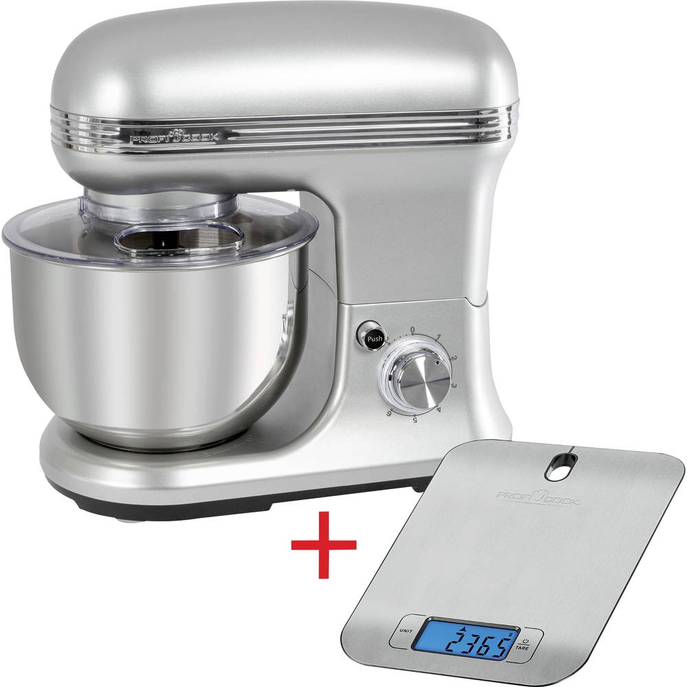 Image of Profi Cook PC-KM 1222 W Dough mixer 1200 W Silver