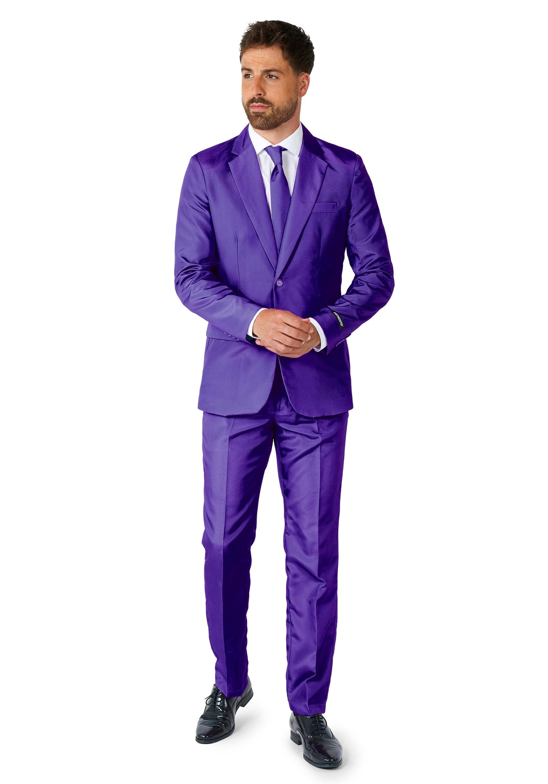 Image of Purple Suitmeister Solid ID OSOBAS0022-S