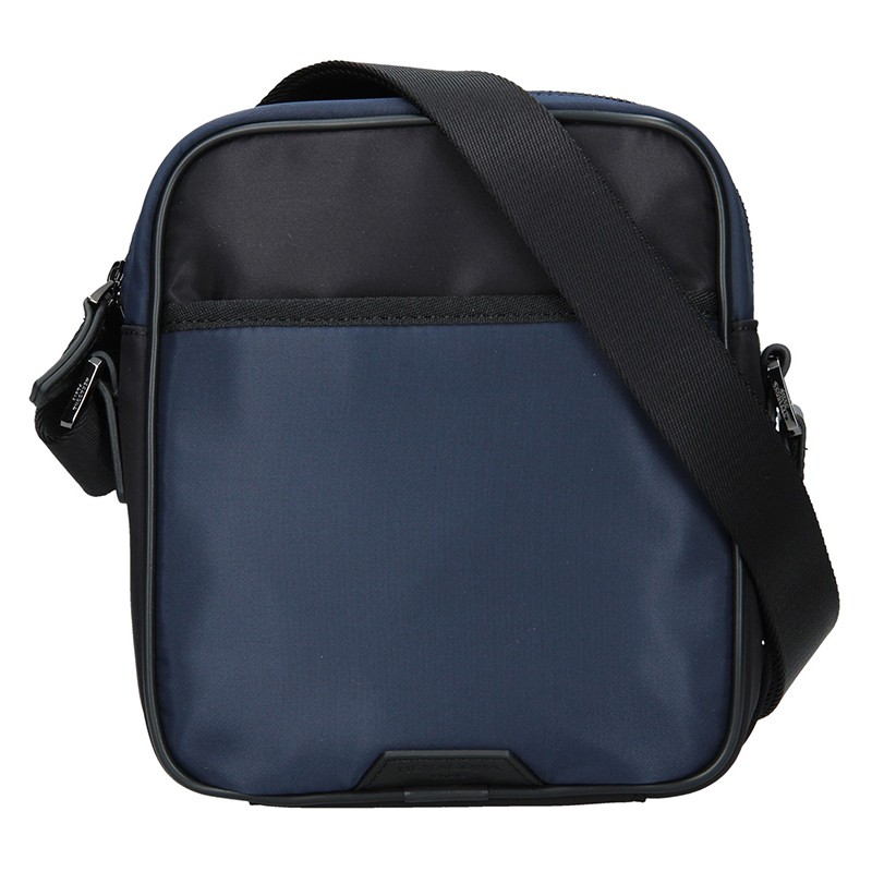 Image of Pánska taška cez rameno Hexagon Moris - čierno-modrá SK