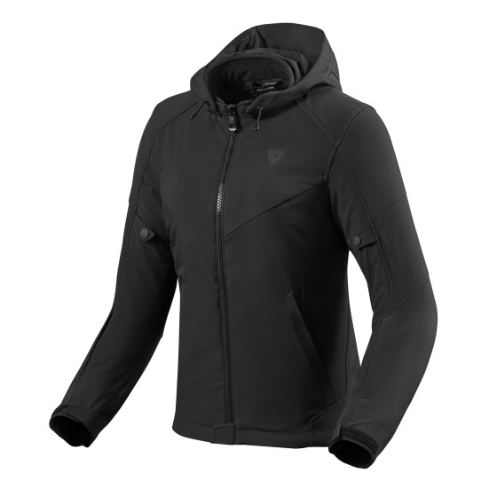 Image of REV'IT! Afterburn Lady Schwarz Jacke Größe 34