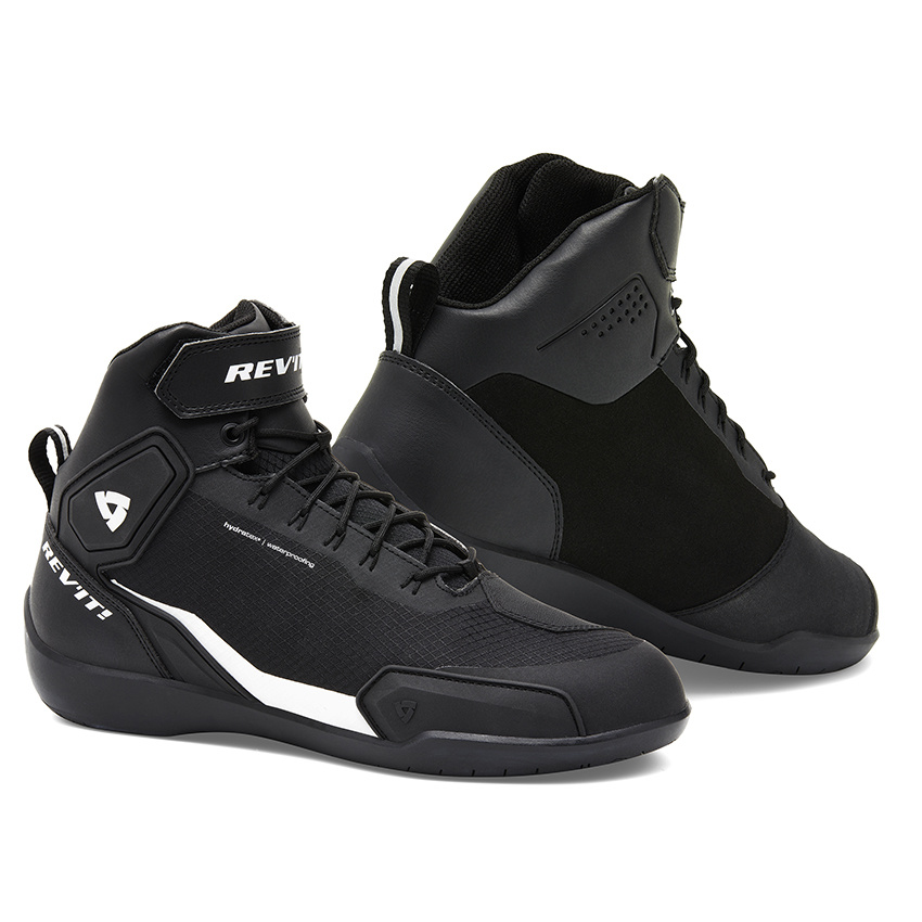 Image of REV'IT! G-Force H2O Noir Blanc Chaussures Taille 46