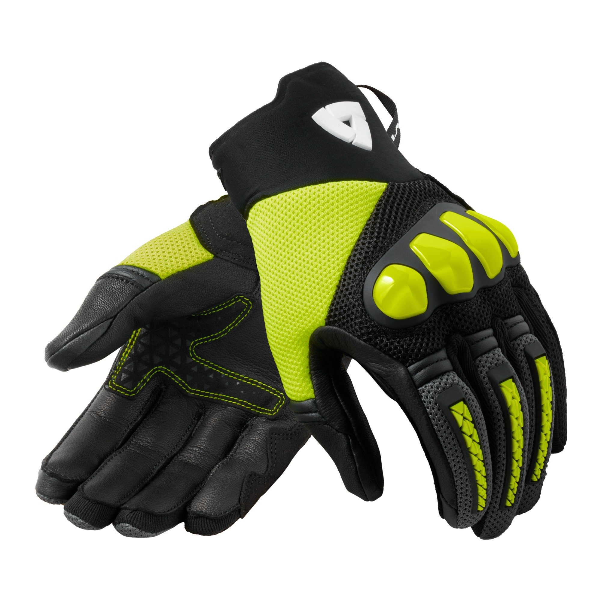 Image of REV'IT! Gloves Speedart Air Black Neon Yellow Talla 2XL