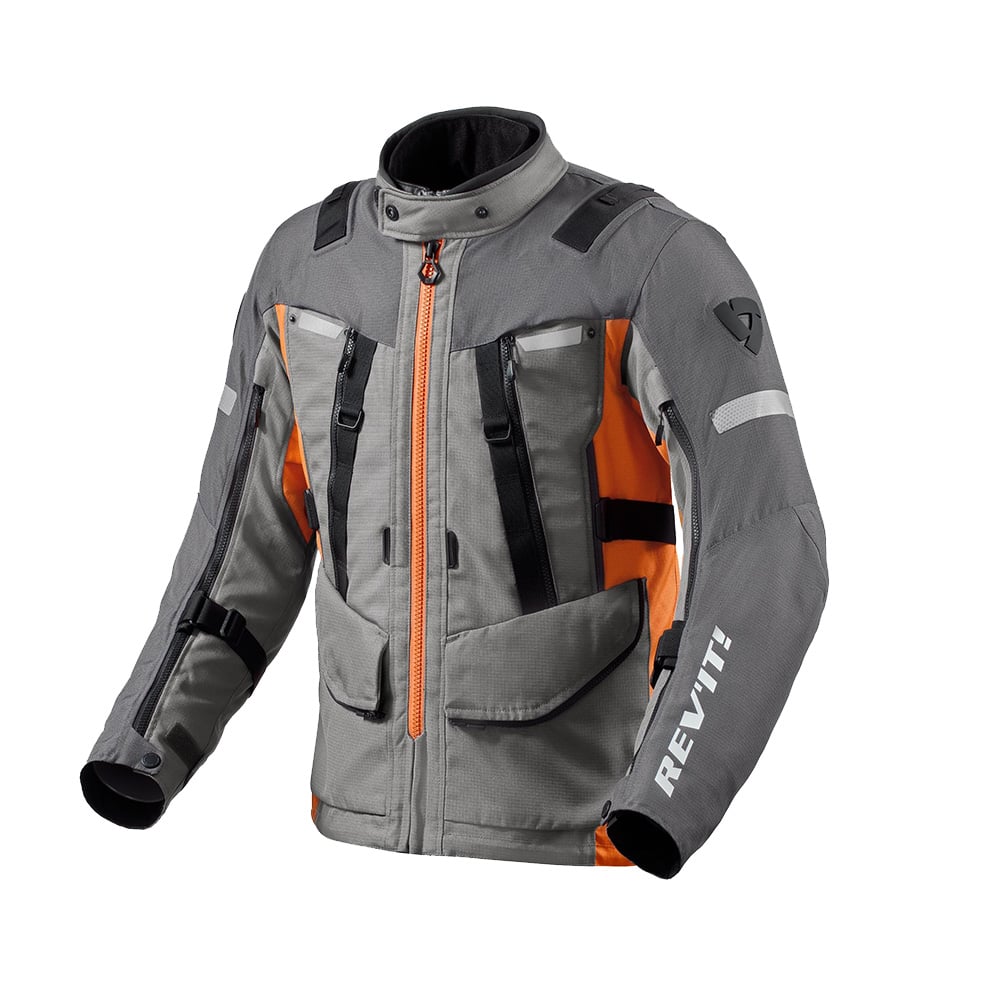 Image of REV'IT! Jacket Sand 4 H2O Jacket Grey Orange Größe L