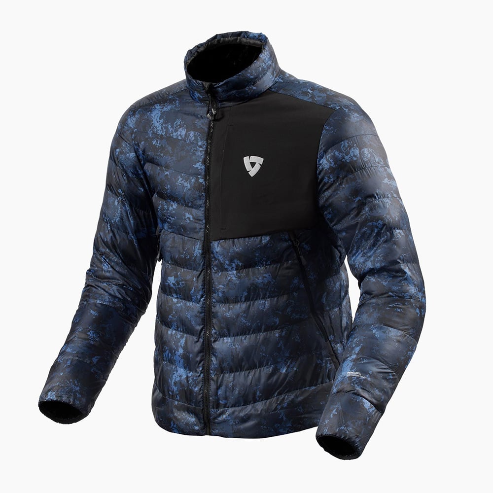 Image of REV'IT! Jacket Solar 3 Mid Layer Camo Blue Size S ID 8700001372756