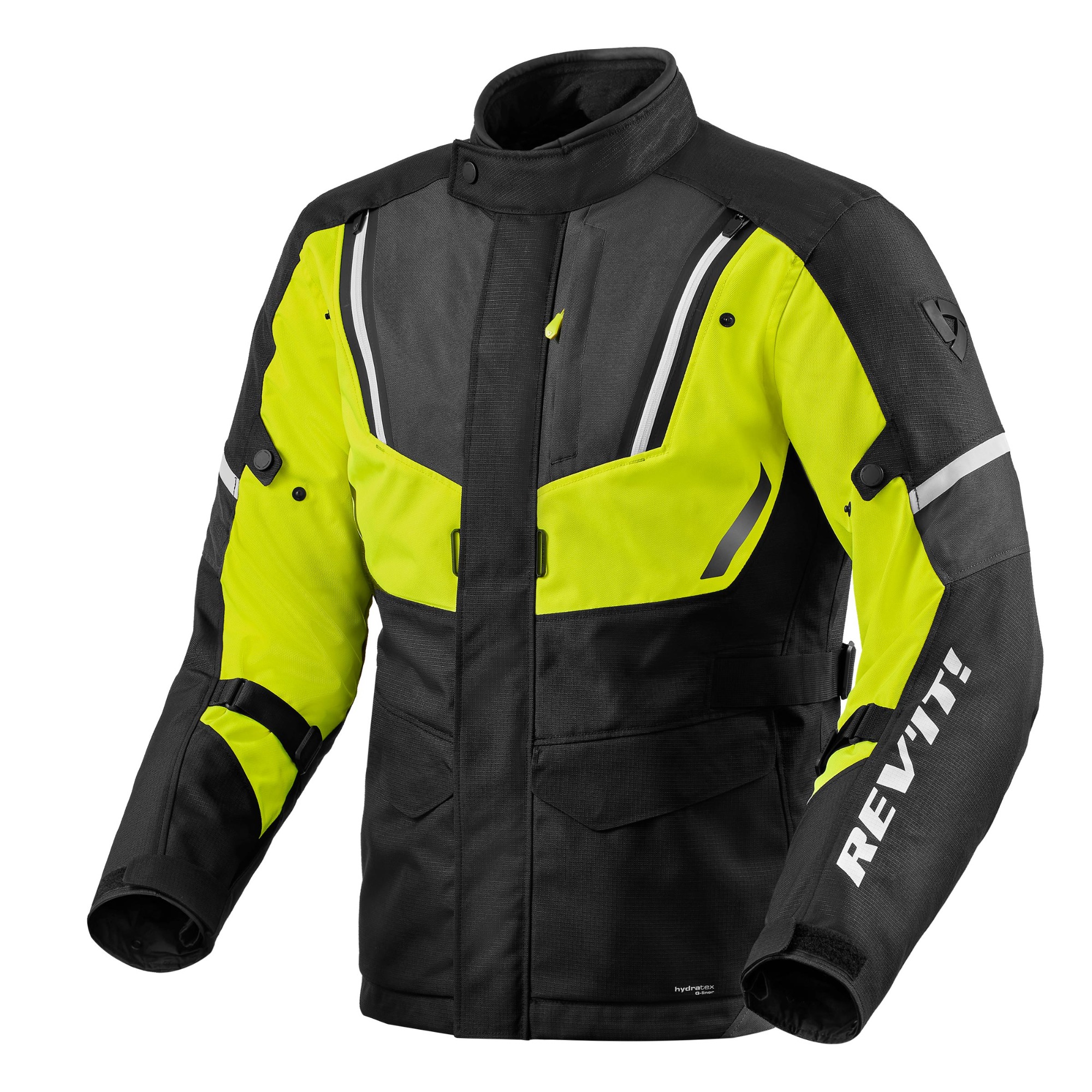 Image of REV'IT! Move H2O Jacket Black Neon Yellow Talla M
