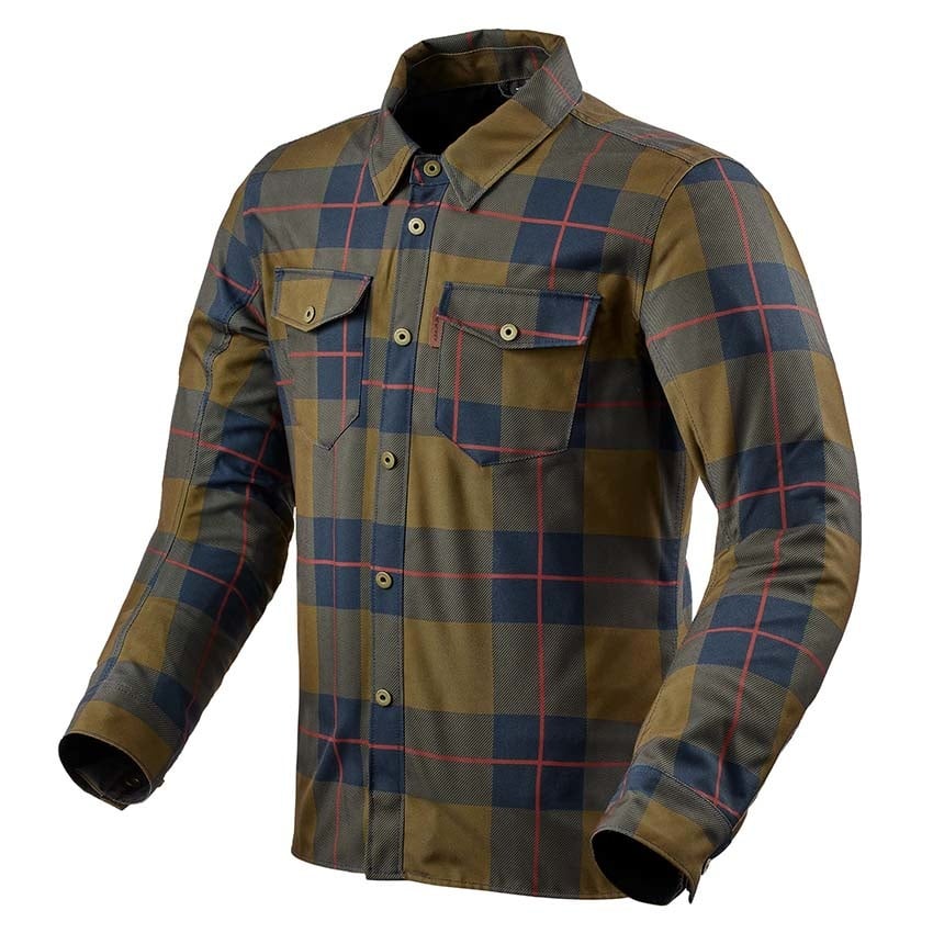 Image of REV'IT! Overshirt Bison 2 H2O Ocher Gelb Jacke Größe 2XL