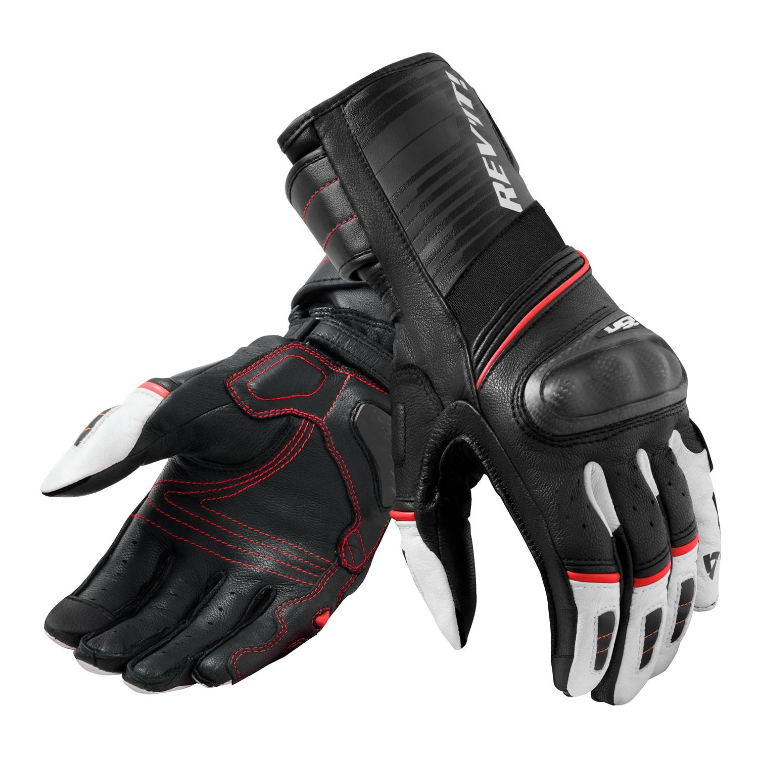 Image of REV'IT! RSR 4 Gants Noir Blanc Taille 2XL