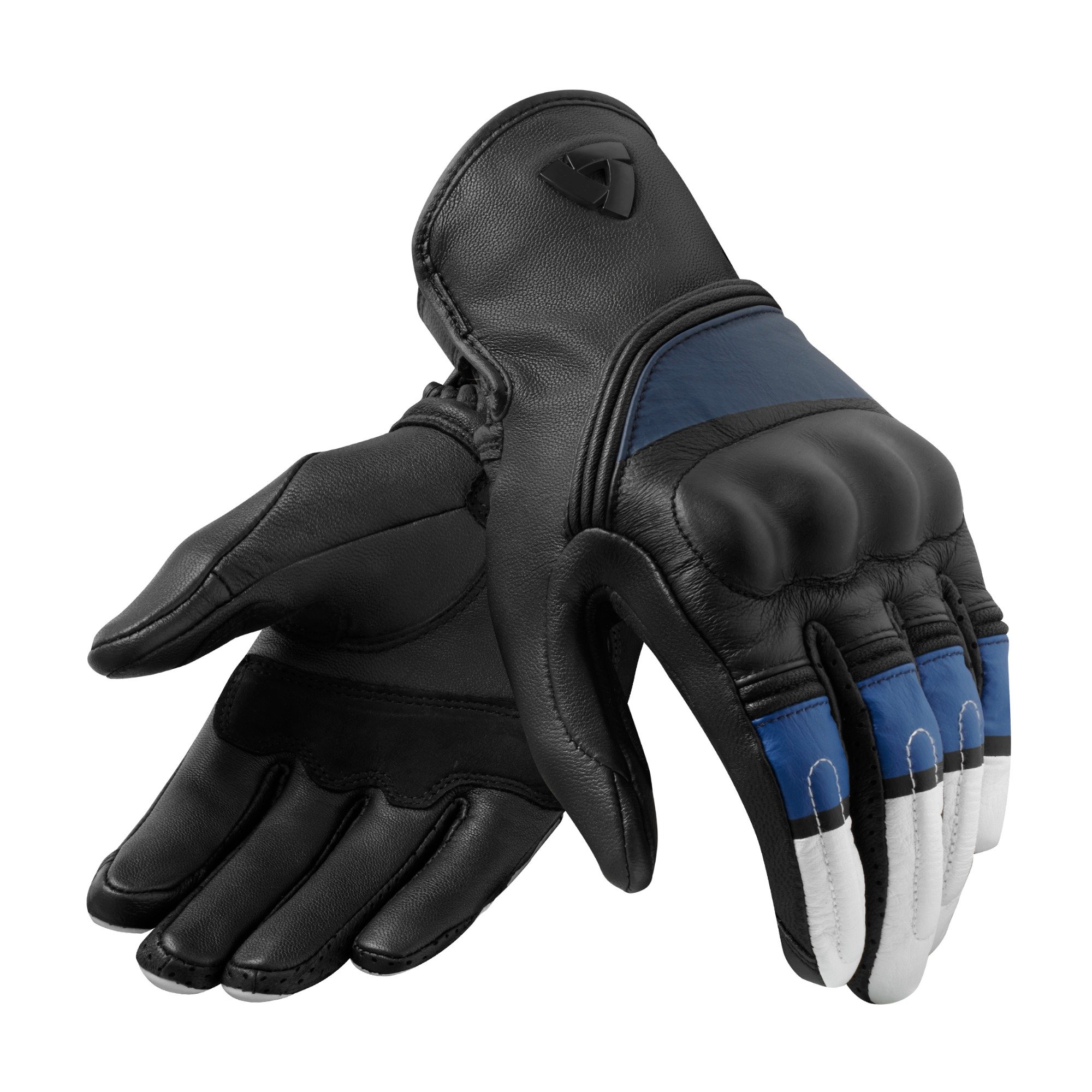 Image of REV'IT! Rougehill Blanc Bleu Gants Taille XL