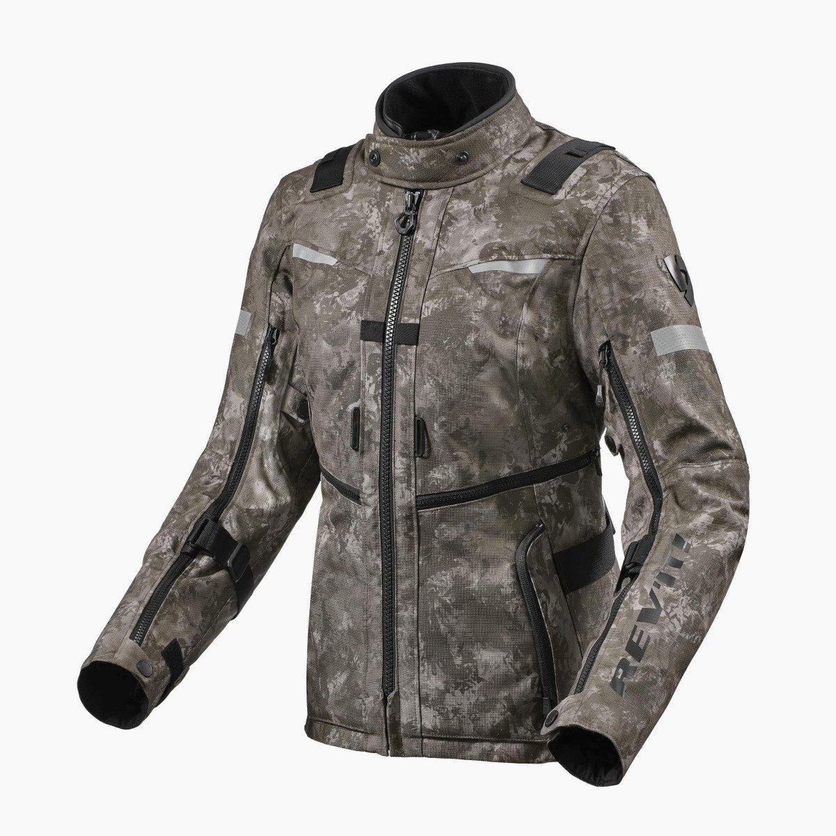 Image of REV'IT! Sand 4 H2O Jacket Lady Camo Brown Size 36 ID 8700001311601