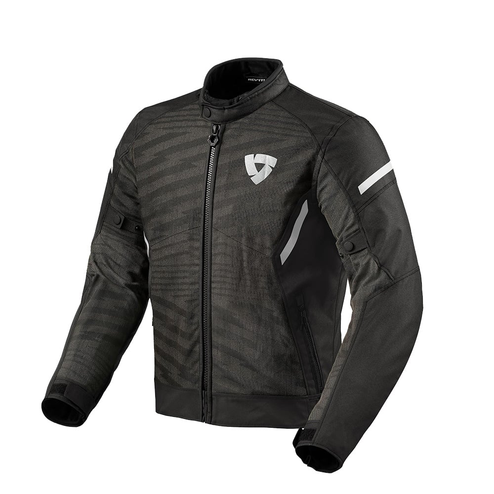 Image of REV'IT! Torque 2 H2O Jacket Black White Größe 2XL