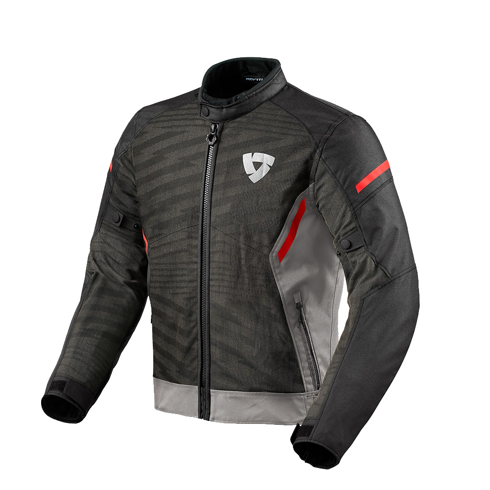 Image of REV'IT! Torque 2 H2O Jacket Grey Red Größe L