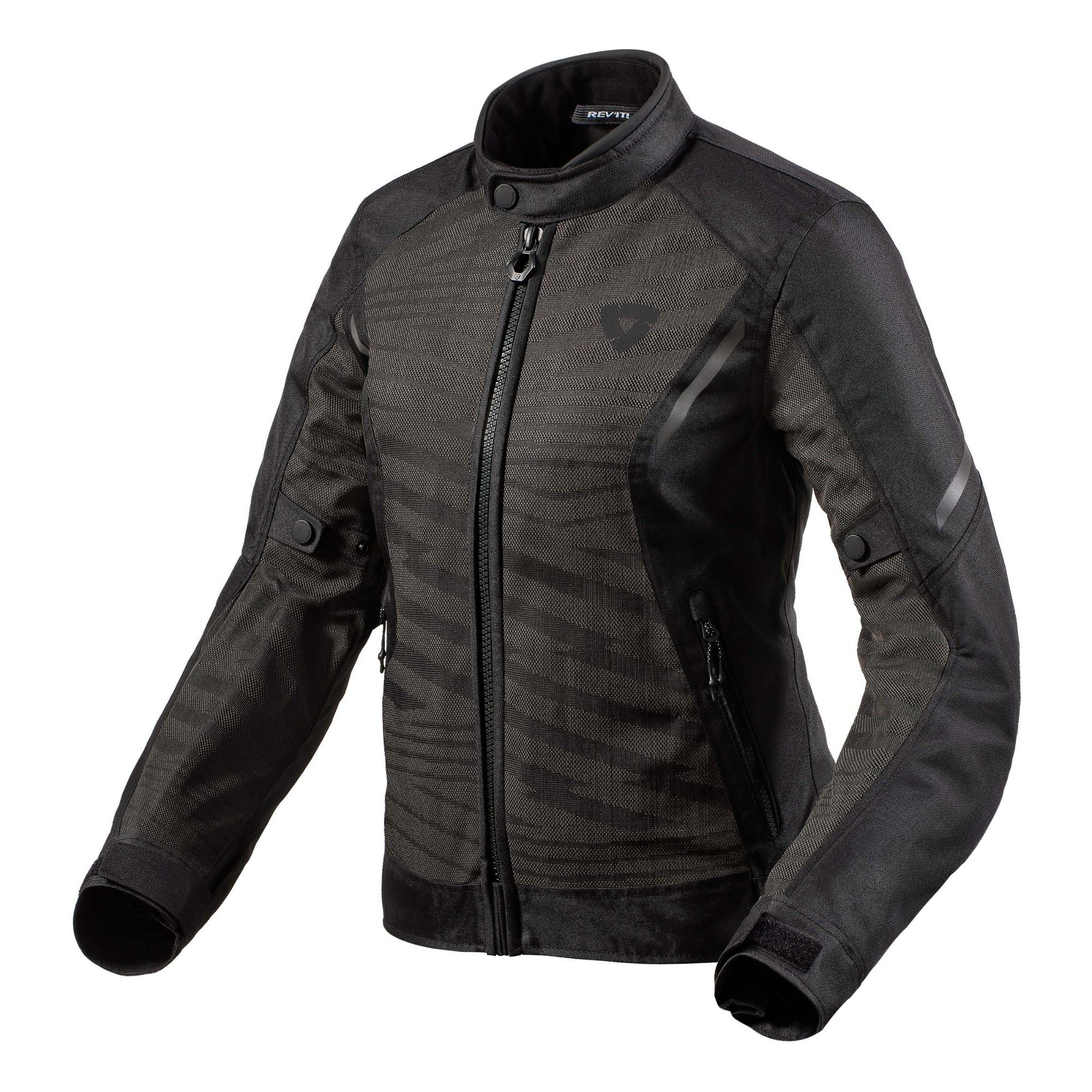 Image of REV'IT! Torque 2 H2O Ladies Schwarz Anthracite Jacke Größe 40