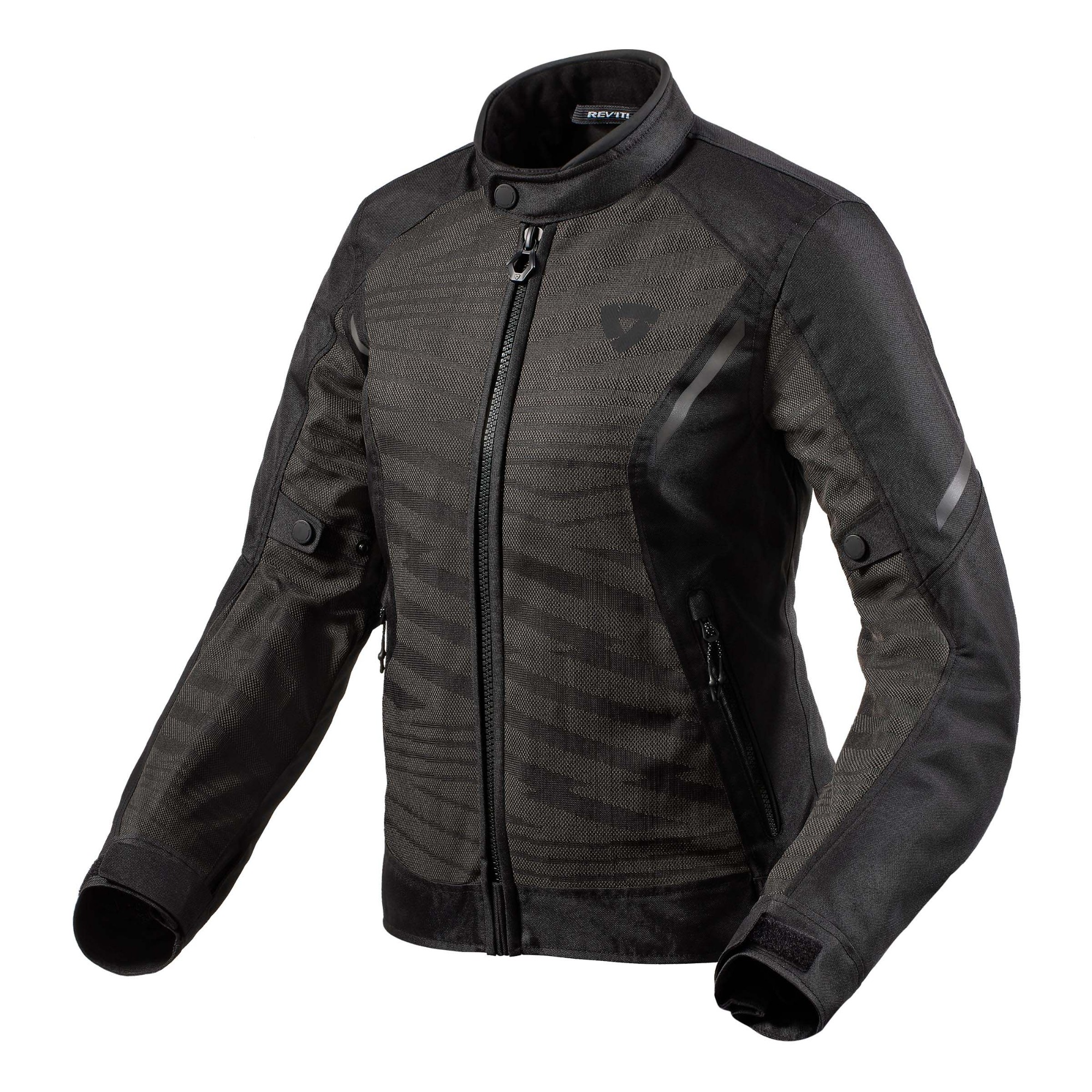 Image of REV'IT! Torque 2 H2O Ladies Schwarz Anthracite Jacke Größe 44