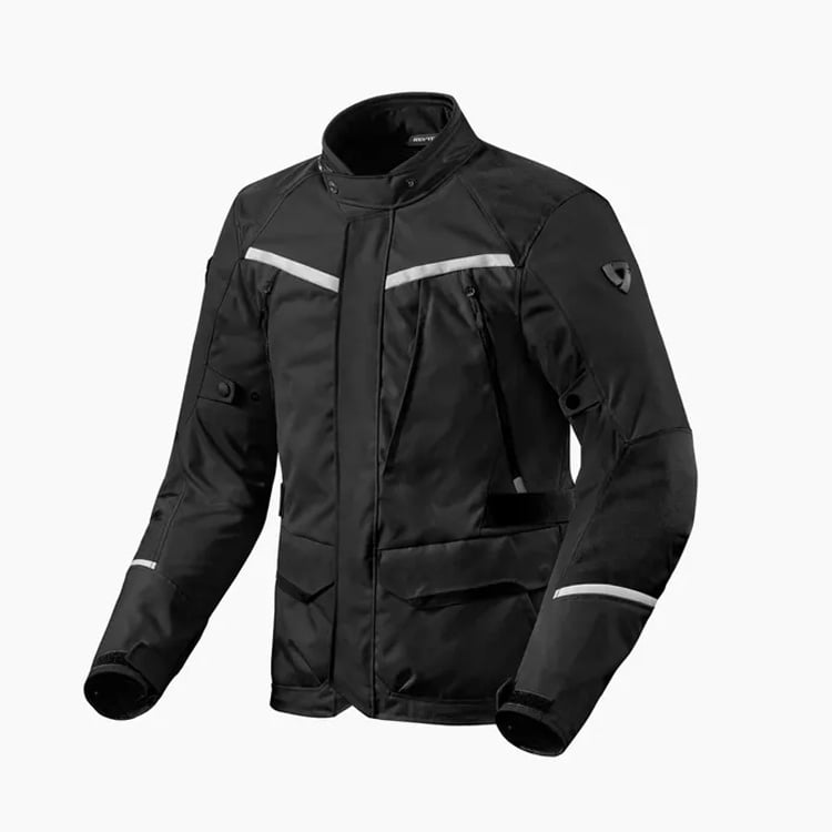 Image of REV'IT! Voltiac 3 H2O Noir Argent Blouson Taille 3XL