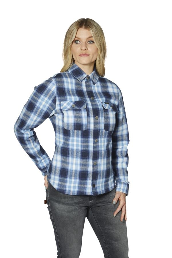 Image of ROKKER Seattle Rider Lady Bleu Blouson Taille XS