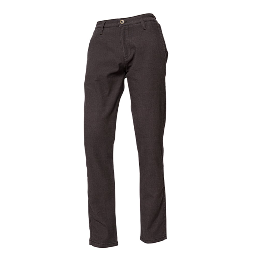 Image of ROKKER Tweed Chino Tapered Slim Dark Gris Pantalon Taille L34/W40
