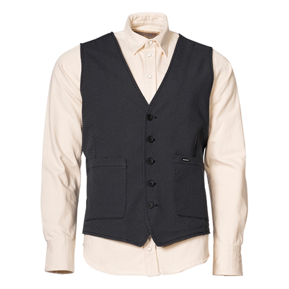 Image of ROKKER Tweed Vest Dark Grey Größe S