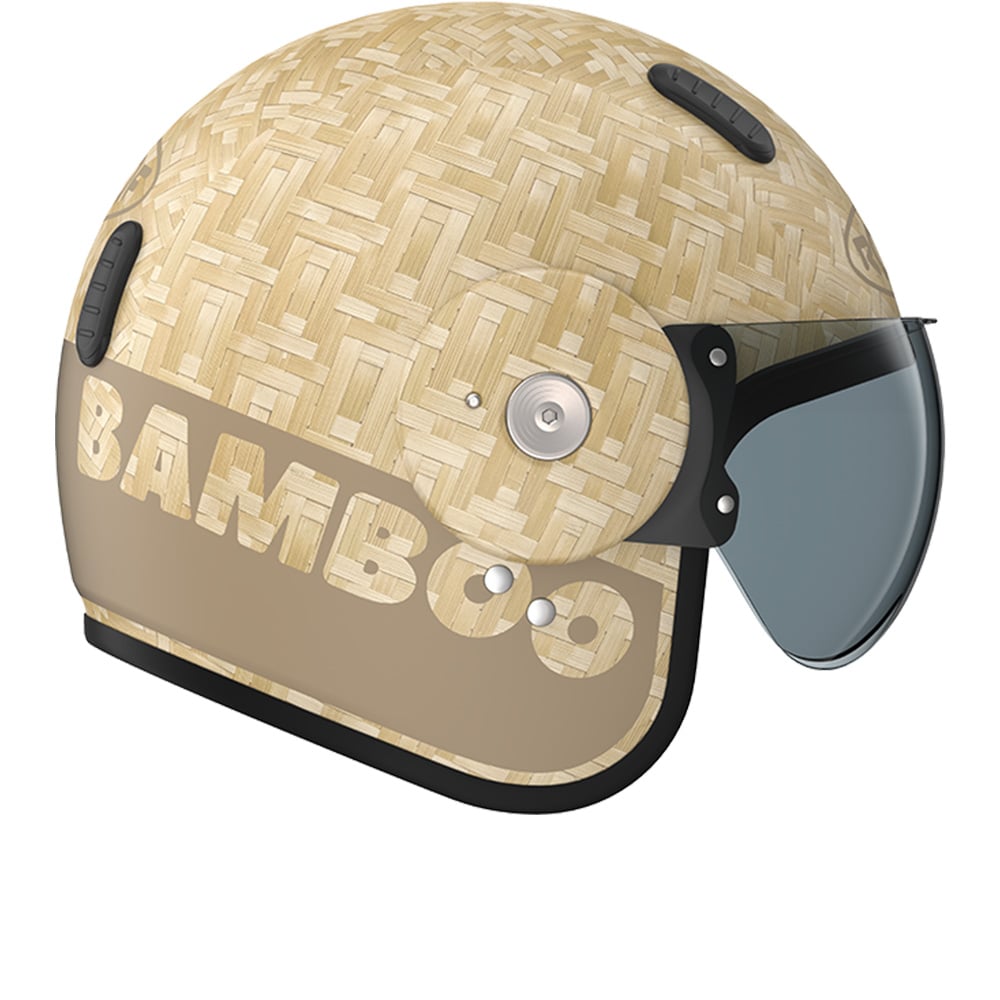 Image of ROOF Bamboo Pure Mat Sand Casque Jet Taille XL
