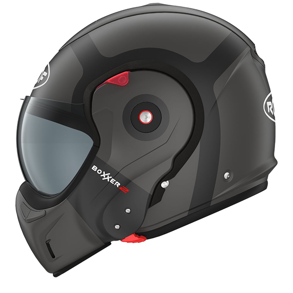 Image of ROOF RO9 BOXXER 2 Bond Mat Titan Black Modular Helmet Size 2XL EN