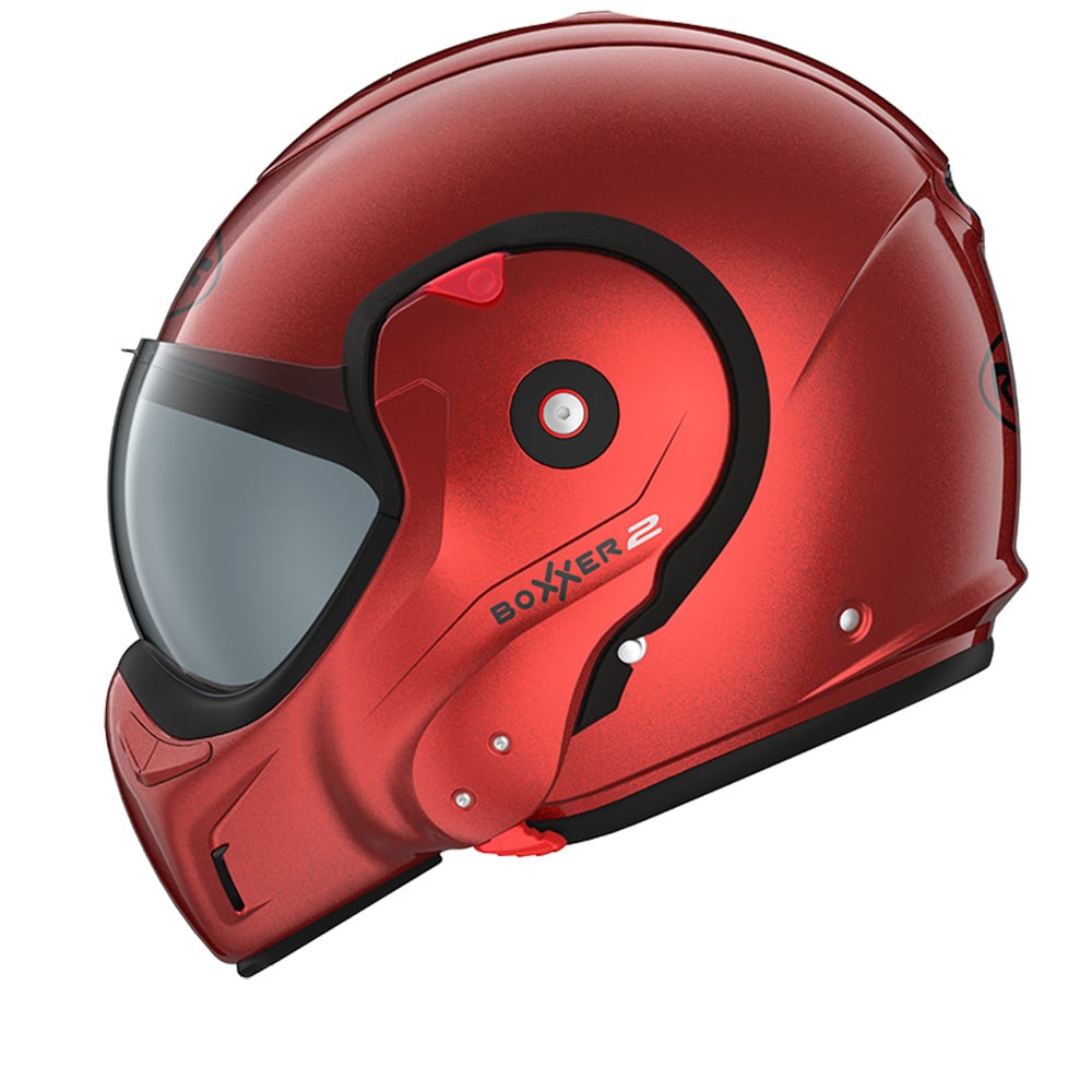 Image of ROOF RO9 BOXXER 2 Red Modular Helmet Size XS ID 3662305016529