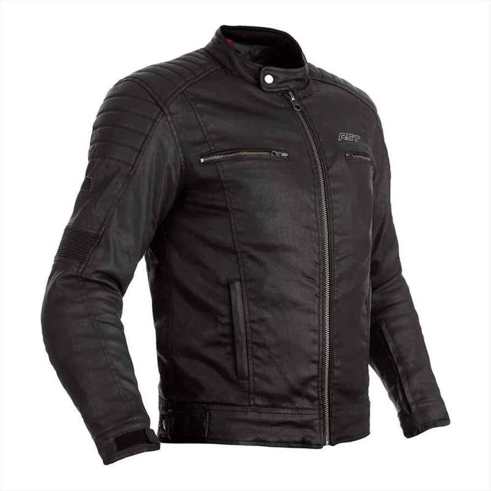 Image of RST Brixton Ce Mens Textile Noir Blouson Taille 46