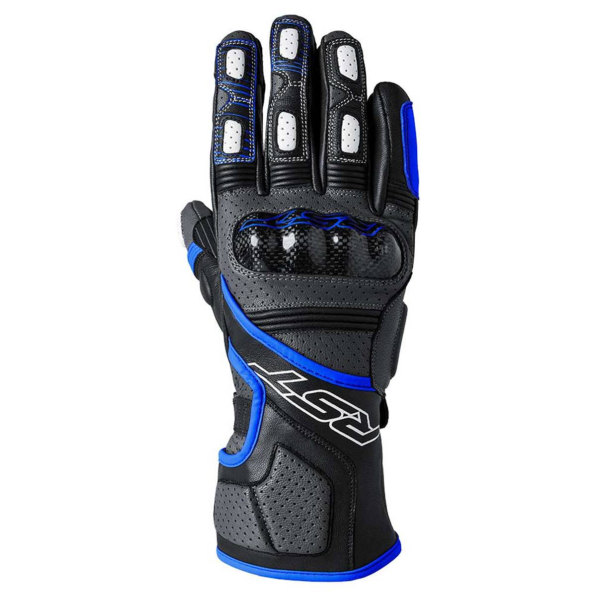 Image of RST Fulcrum Gloves Grey Blue Black Talla 10