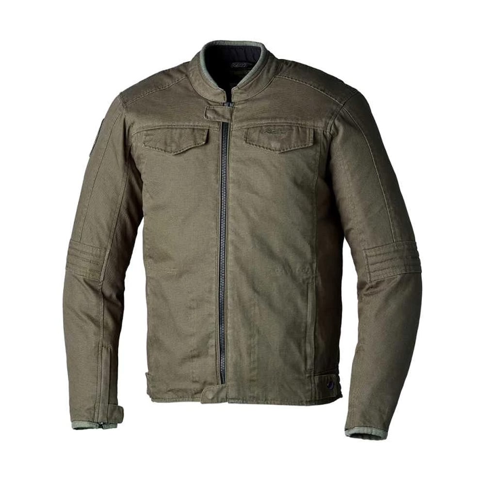 Image of RST IOM TT Crosby 2 CE Textile Jacket Men Olive Size 44 ID 5056558112271