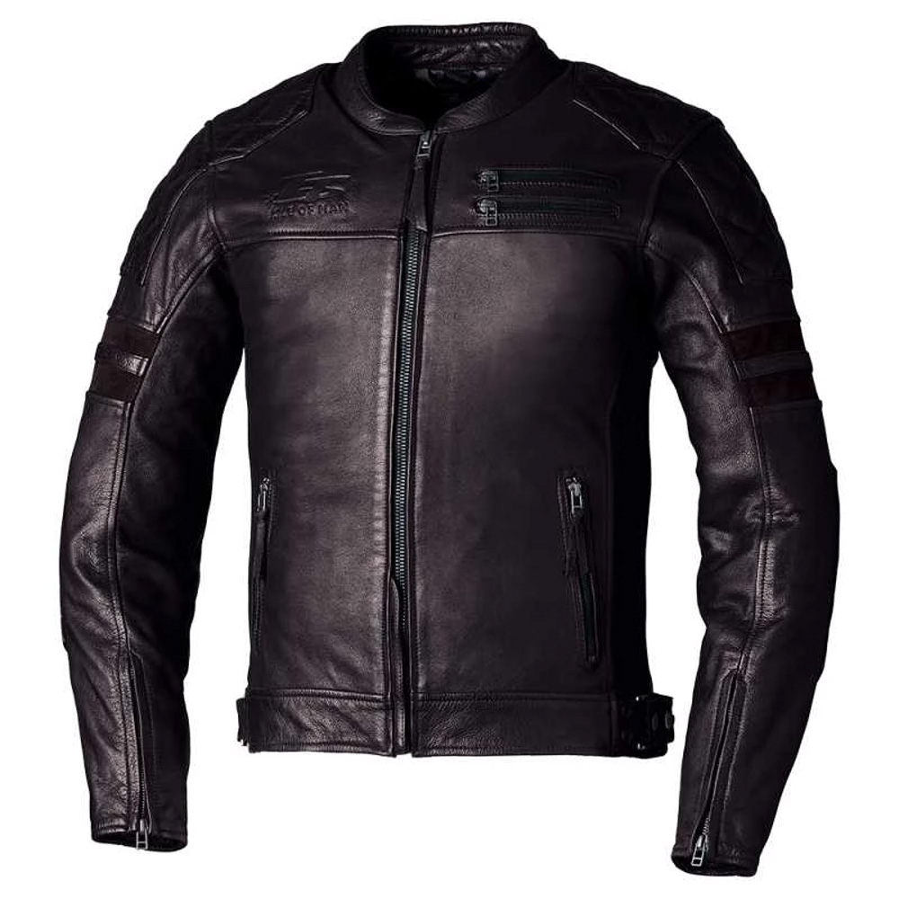 Image of RST IOM TT Hillberry 2 CE Leather Jacket Men Brown Size 48 EN