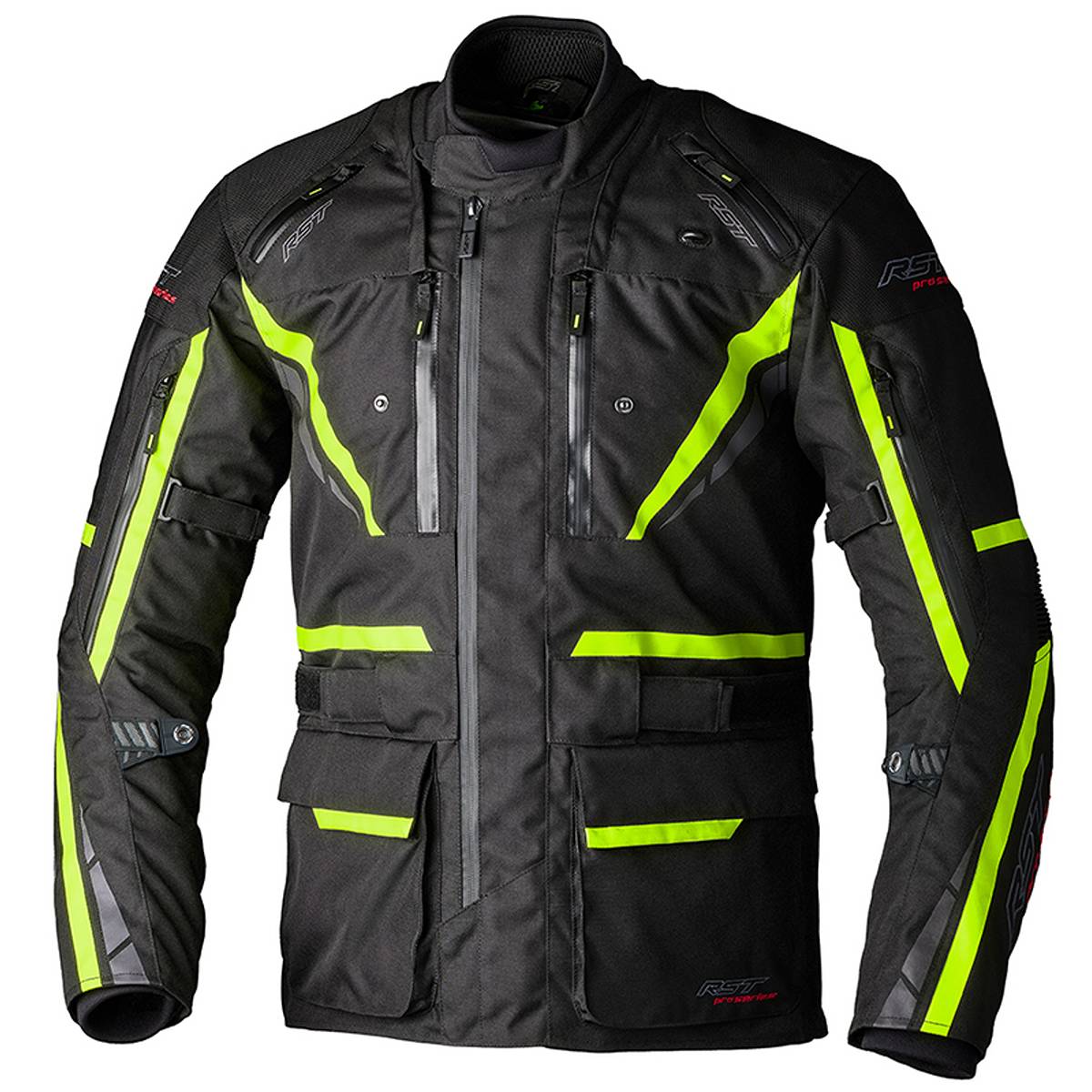 Image of RST Paragon 7 Jacket Black Fluo Yellow Größe 64