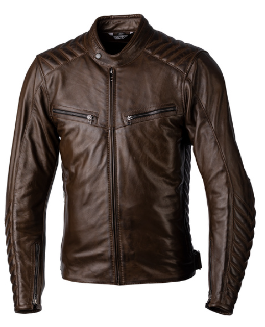 Image of RST Roadster 3 Ce Mens Leather Braun Jacke Größe 42