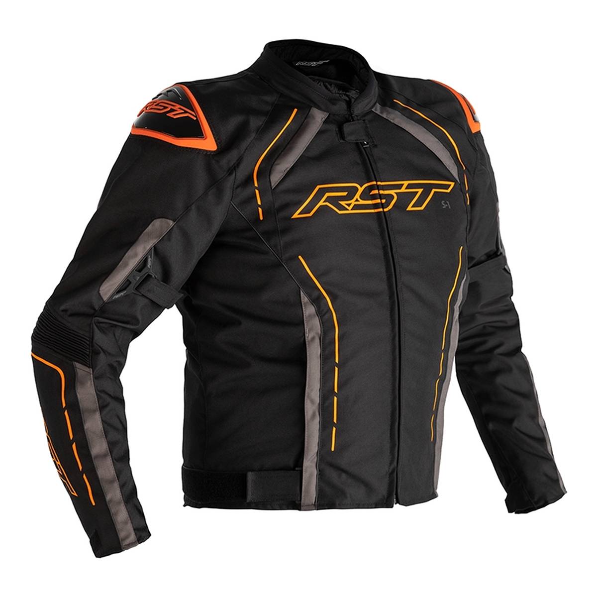 Image of RST S-1 Jacket Black Orange Grey Talla 50