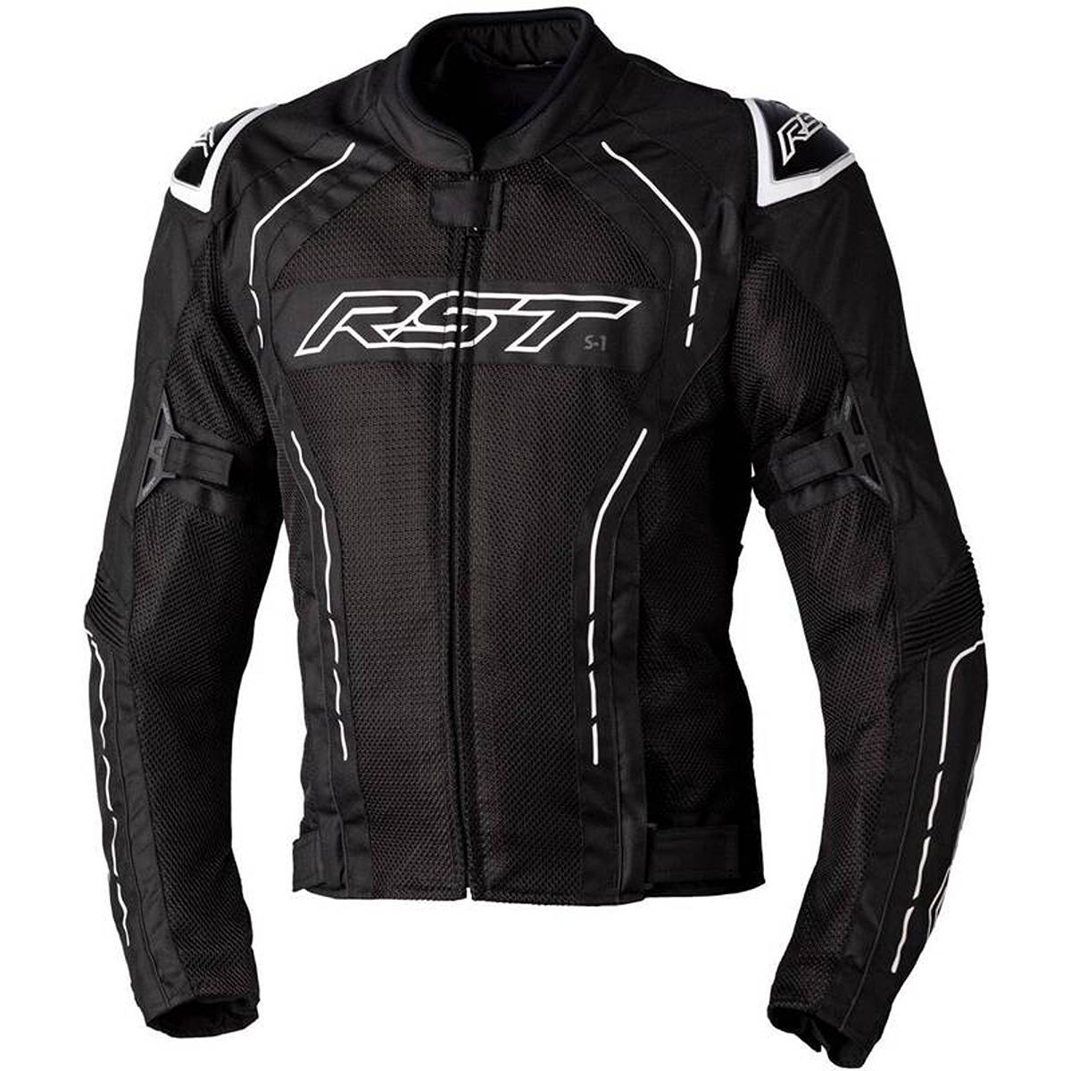 Image of RST S-1 Mesh Jacket Black White Taille 46