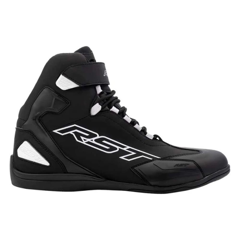 Image of RST Sabre Moto Shoe Mens Ce Boot Black White Size 44 EN