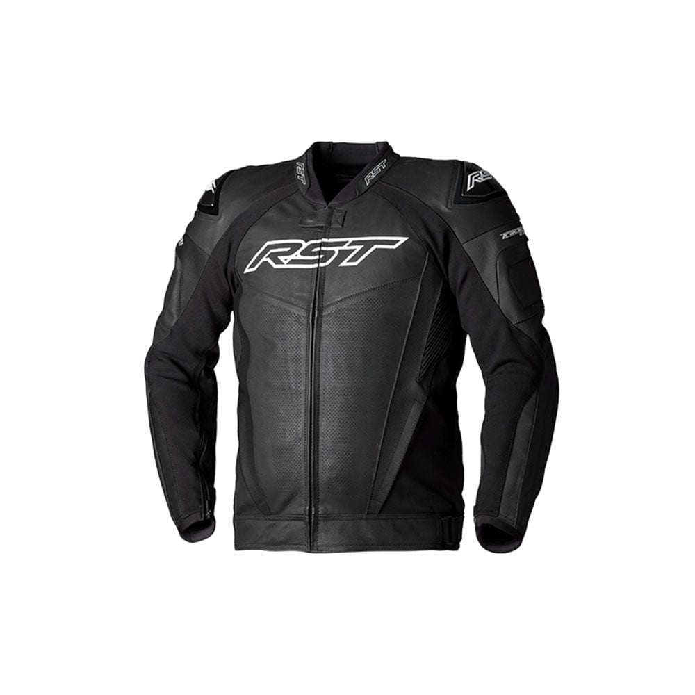 Image of RST Tractech Evo 5 Black Black Black Leather Jacket Größe 54