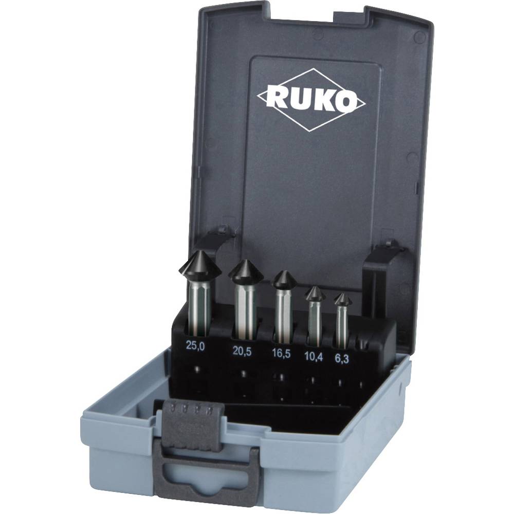 Image of RUKO ULTIMATECUT 102791EPRO Countersink set 5-piece 63 mm 104 mm 165 mm 205 mm 25 mm HSS 1 pc(s)
