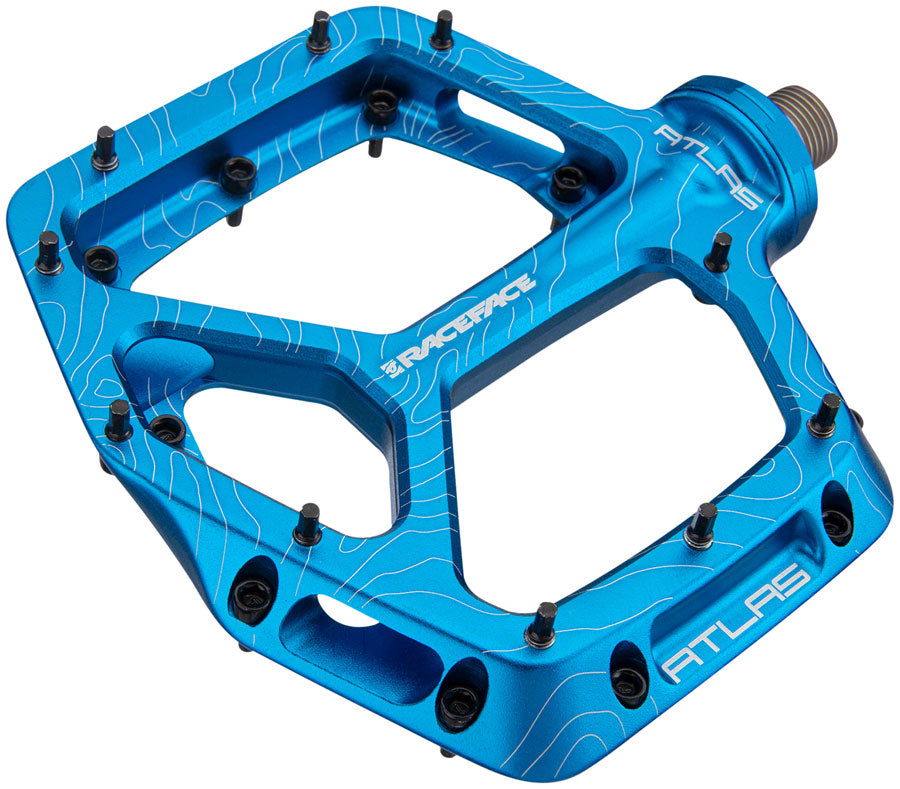 Image of RaceFace Atlas Pedals - Platform Aluminum 9/16" Blue