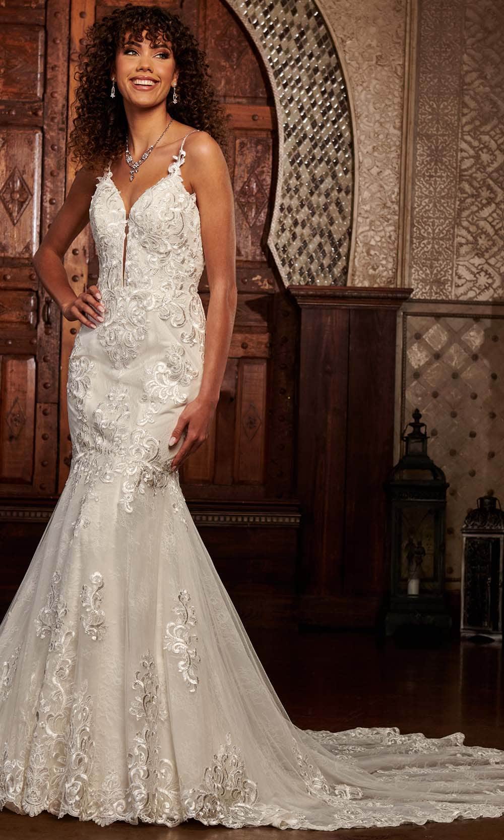 Image of Rachel Allan RB3172 - Applique Sleeveless Bridal Gown