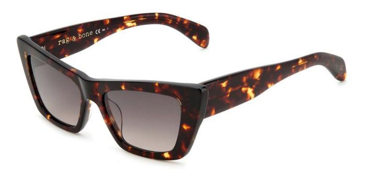 Image of Rag & Bone RNB1068/S 086/HA Óculos de Sol Tortoiseshell Feminino BRLPT