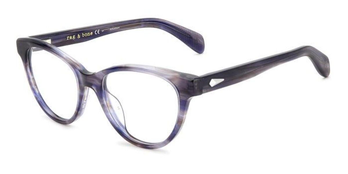 Image of Rag & Bone RNB3048 38I 51 Niebieskie Damskie Okulary Korekcyjne PL