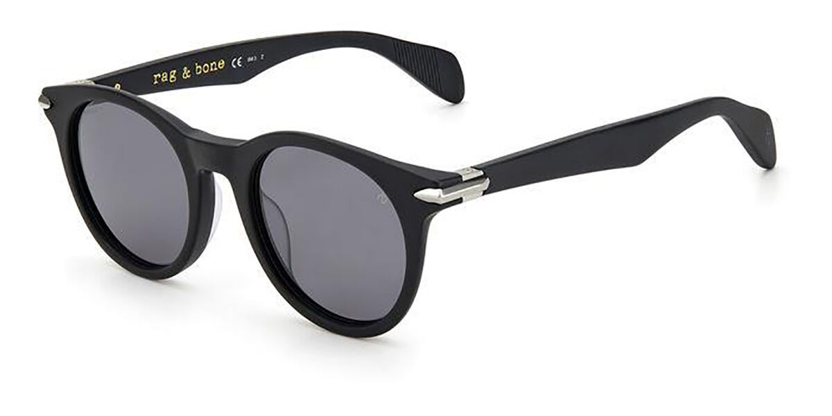 Image of Rag & Bone RNB5012/S 807/M9 49 Lunettes De Soleil Homme Noires FR