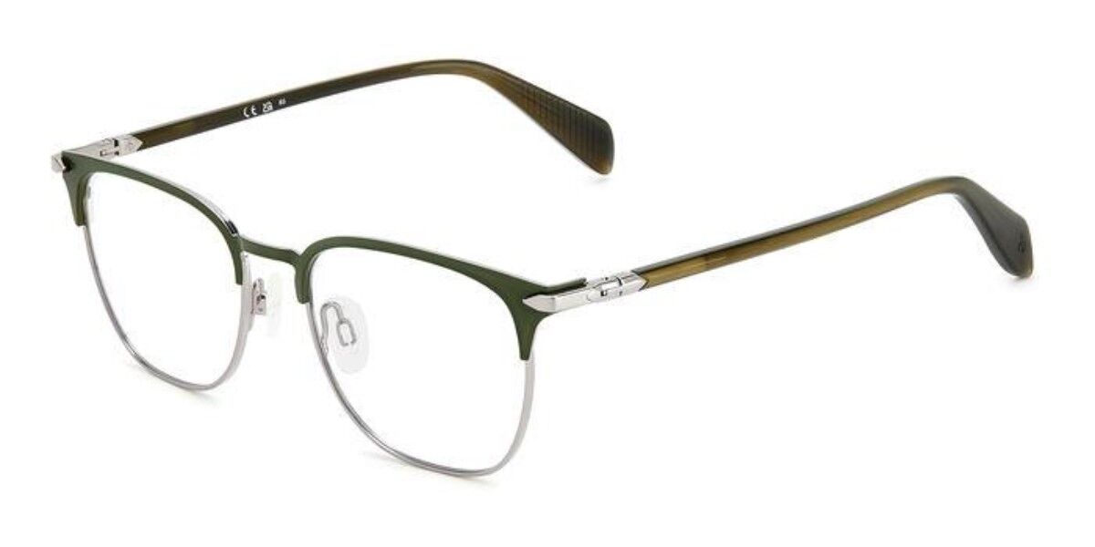 Image of Rag & Bone RNB7057/G Formato Asiático SIF Óculos de Grau Verdes Masculino BRLPT