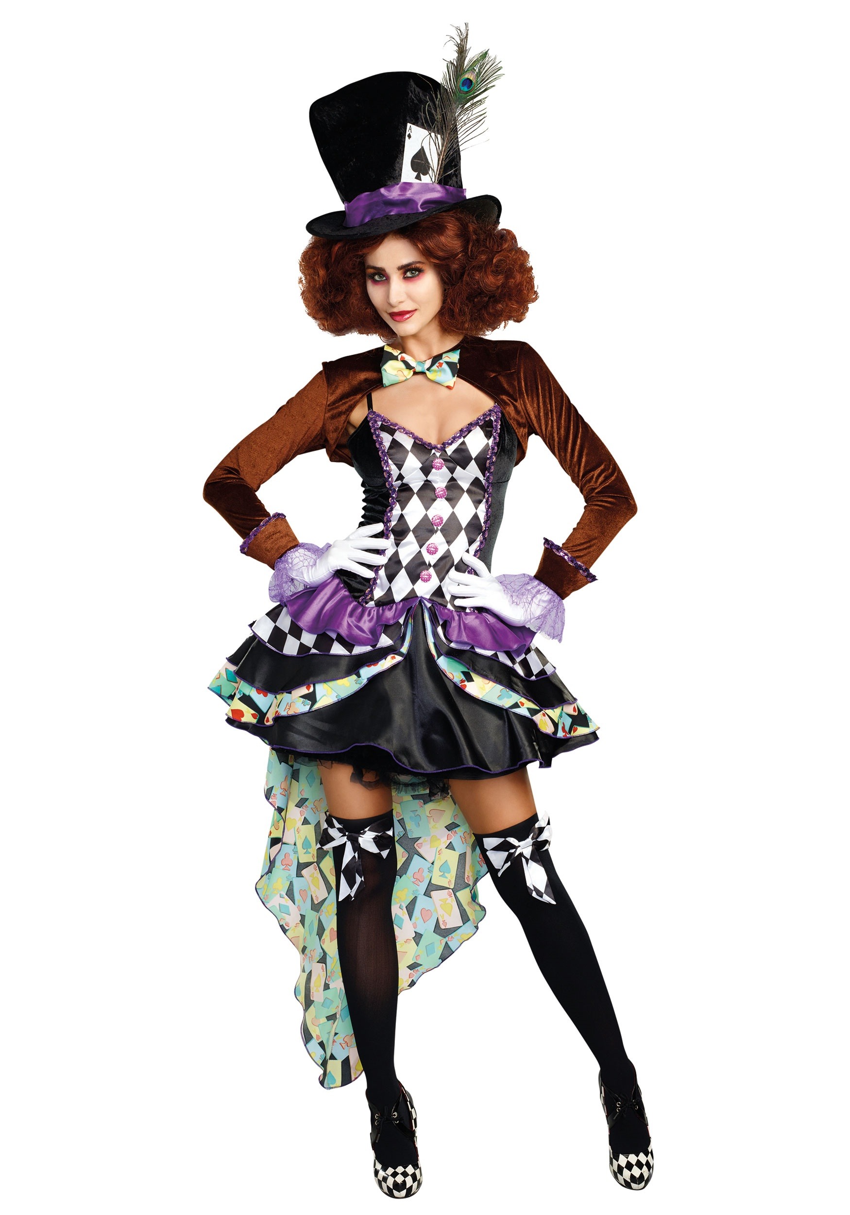 Image of Raving Mad Hatter Women's Costume | Mad Hatter Costumes ID DR11162-L