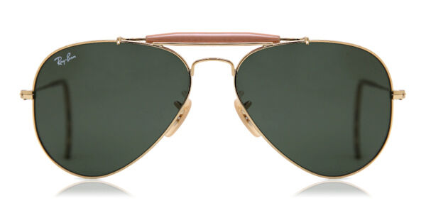 Image of Ray-Ban RB3030 Outdoorsman L0216 Óculos de Sol Dourados Masculino PRT