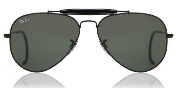 Image of Ray-Ban RB3030 Outdoorsman L9500 Óculos de Sol Pretos Masculino PRT