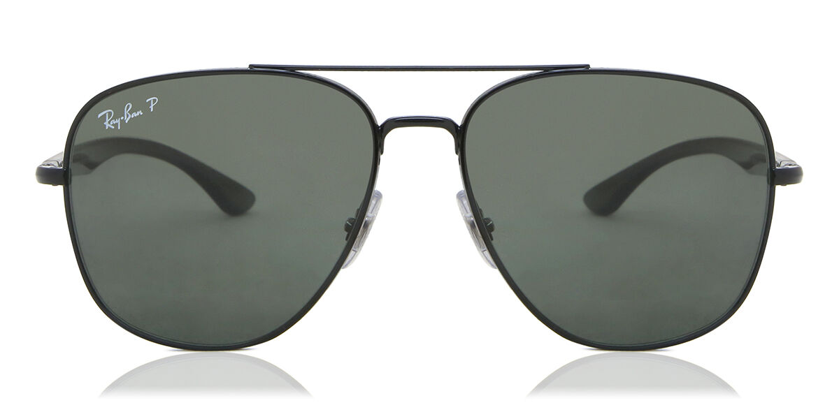 Image of Ray-Ban RB3683 Polarized 002/58 Óculos de Sol Pretos Masculino PRT